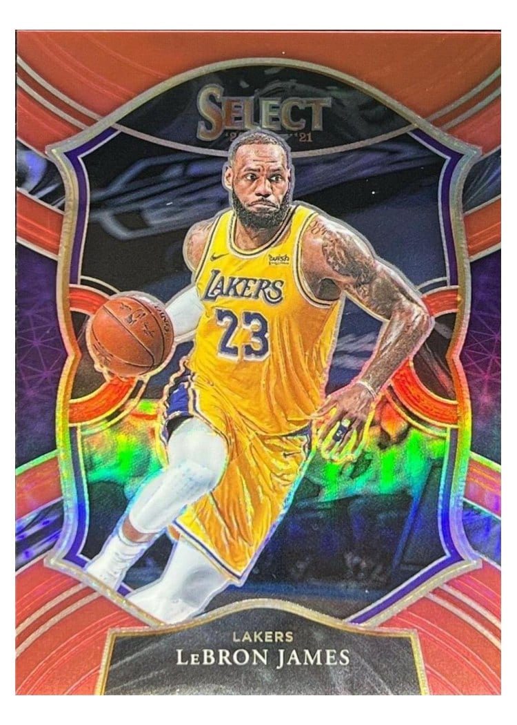 2020-21 Panini Select Base Set LeBron James #23 card