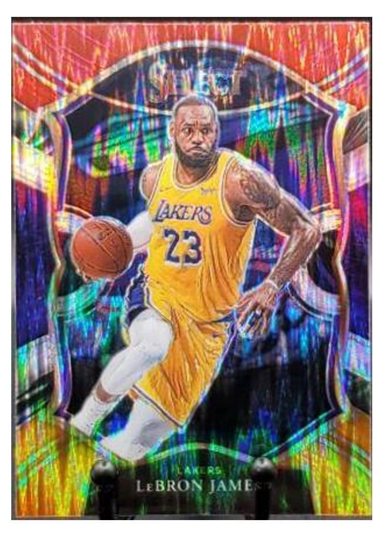 2020-21 Panini Select Base Set LeBron James #23 card
