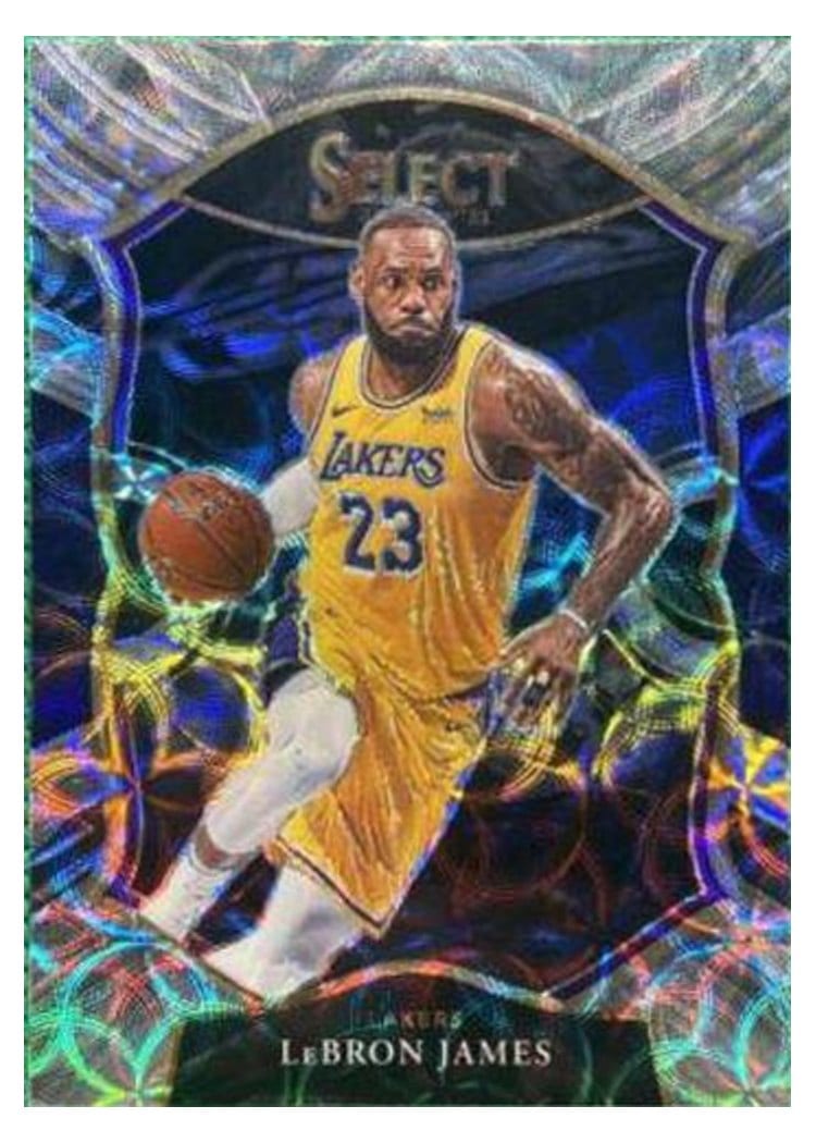 2020-21 Panini Select Base Set LeBron James #23 card
