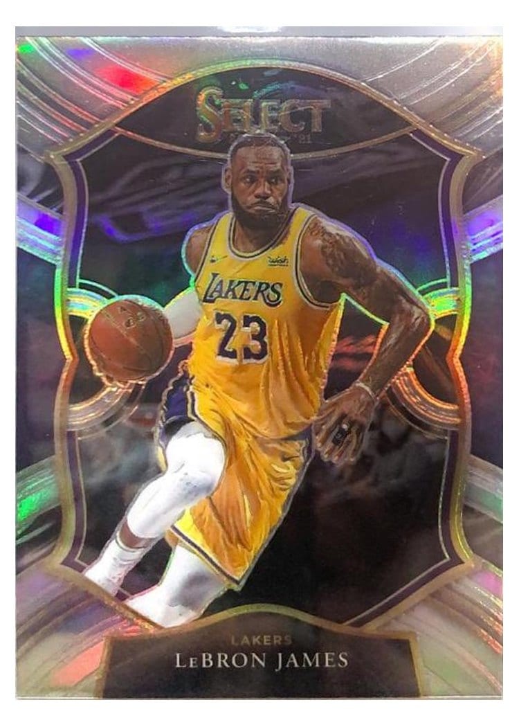 2020-21 Panini Select Base Set LeBron James #23 card