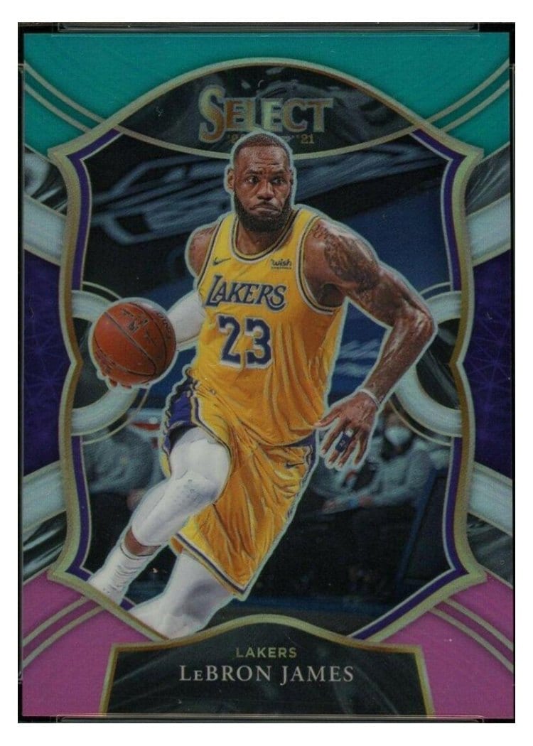 2020-21 Panini Select Base Set LeBron James #23 card