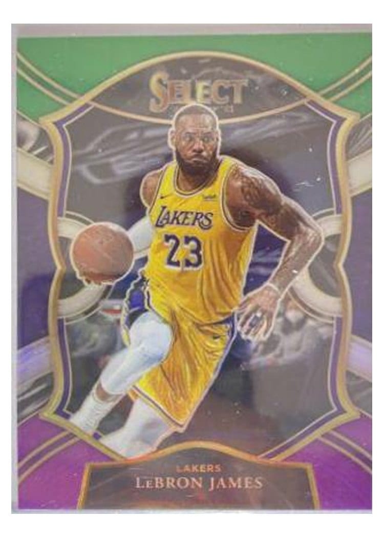 2020-21 Panini Select Base Set LeBron James #23 card