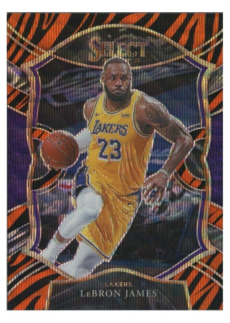 2020-21 Panini Select Base Set LeBron James #23 card