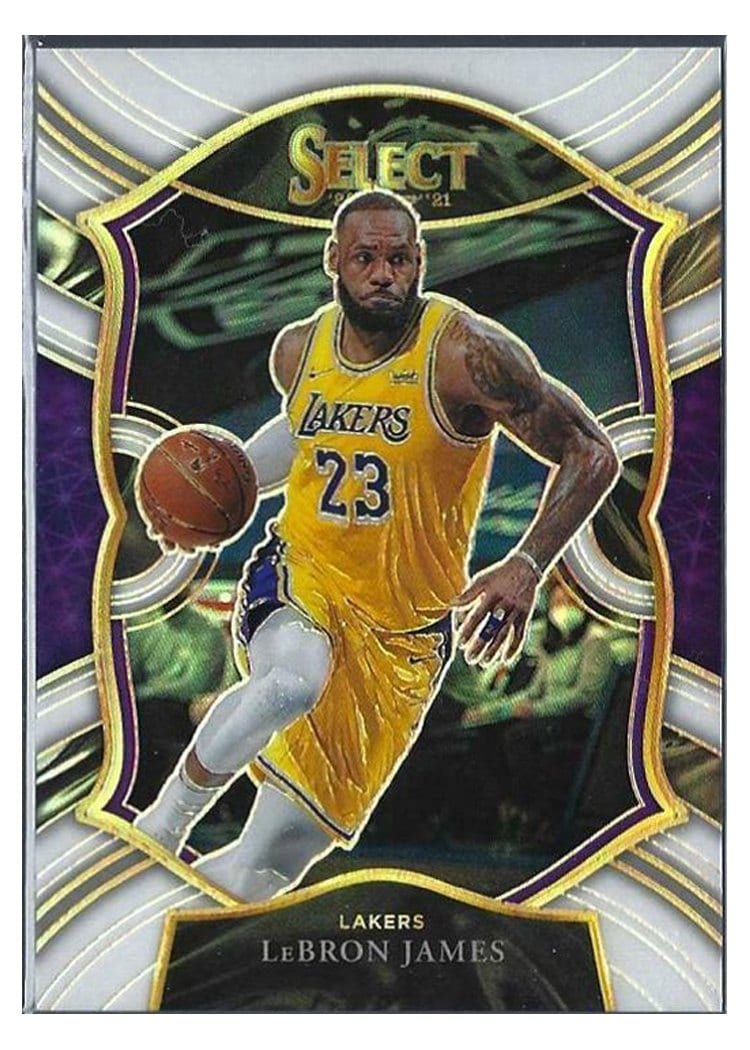 2020-21 Panini Select Base Set LeBron James #23 card