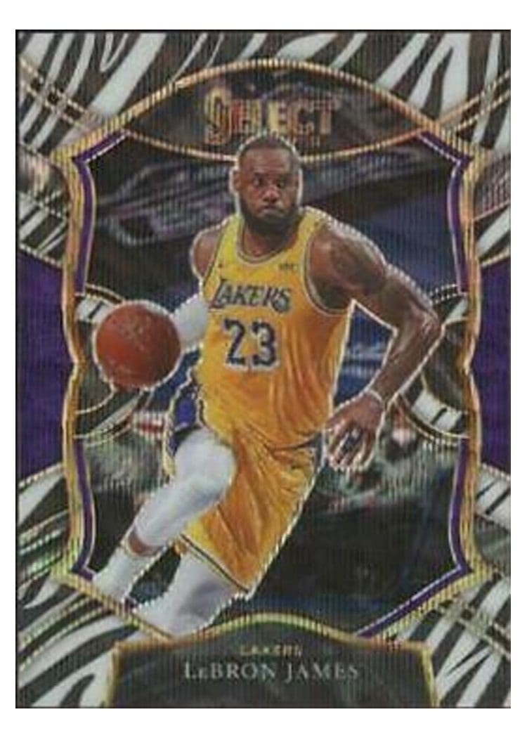 2020-21 Panini Select Base Set LeBron James #23 card