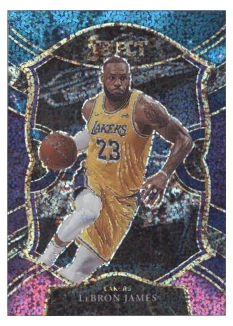 2020-21 Panini Select Base Set LeBron James Cosmic #23 card