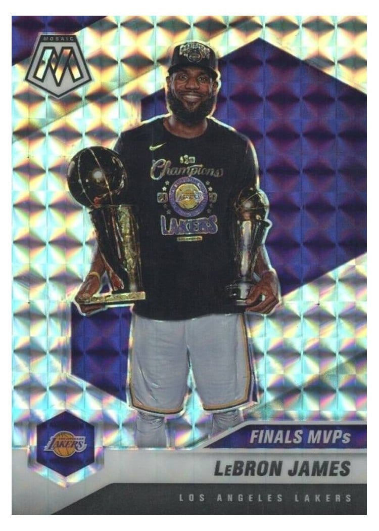 2020 Panini Mosaic LeBron James #297 card