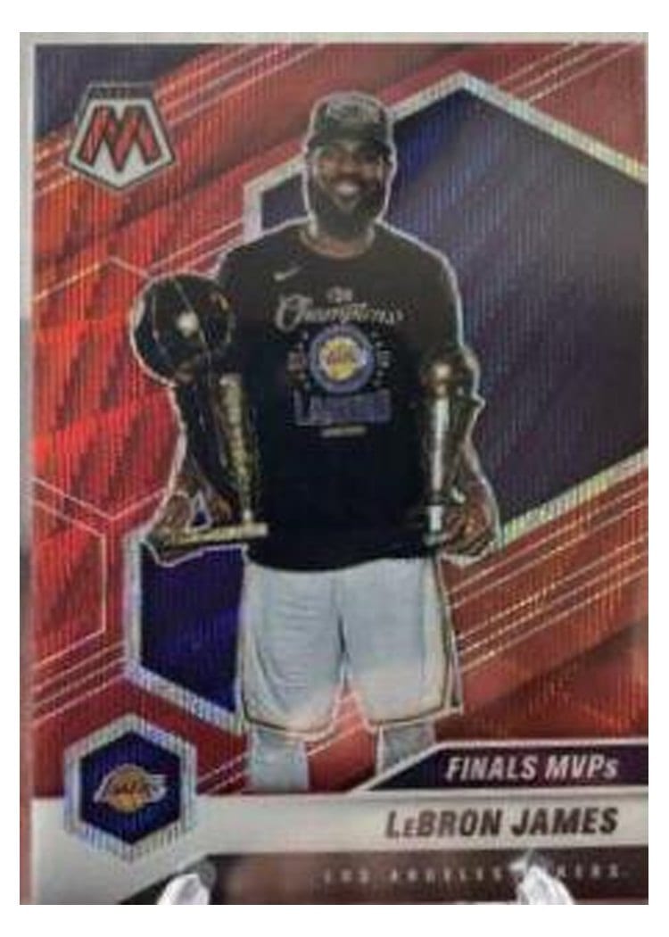 2020 Panini Mosaic LeBron James #297 card