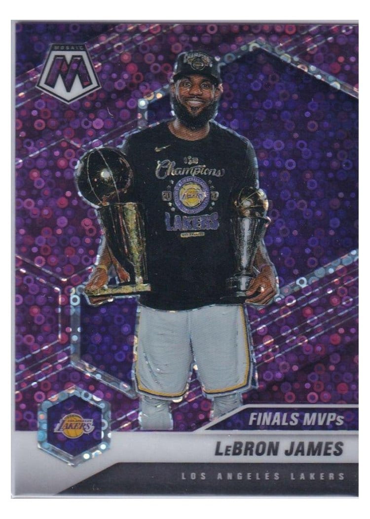 2020 Panini Mosaic LeBron James #297 card