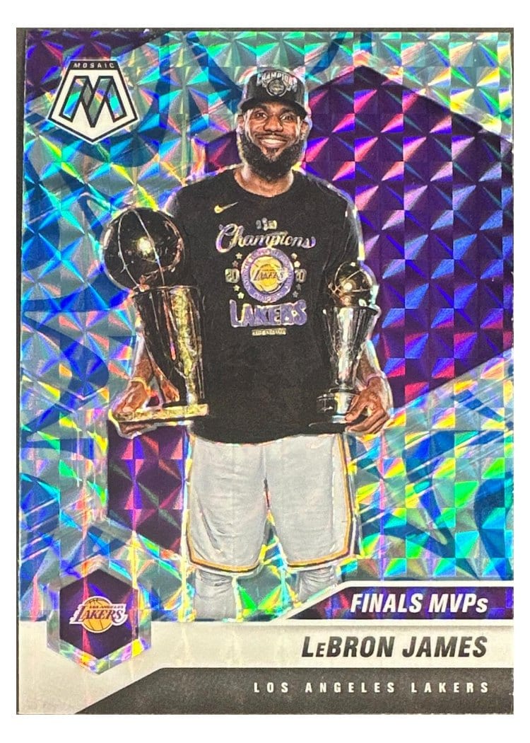 2020 Panini Mosaic LeBron James #297 card