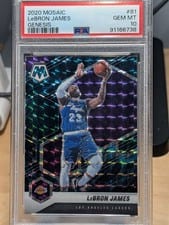 2020 Panini Mosaic LeBron James #81 card