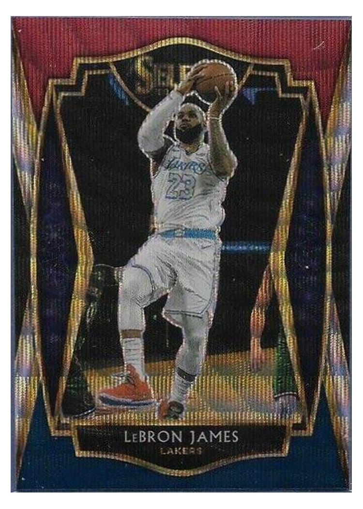 2020 Panini Select LeBron James #113 card