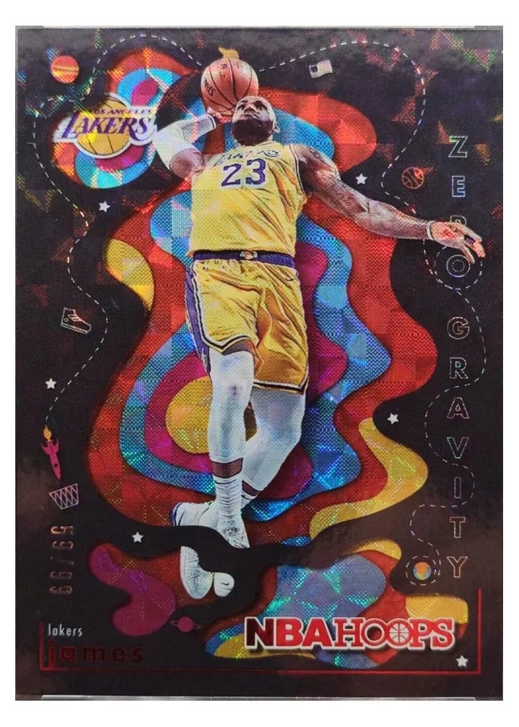 2021-22 Hoops Zero Gravity LeBron James #9 card
