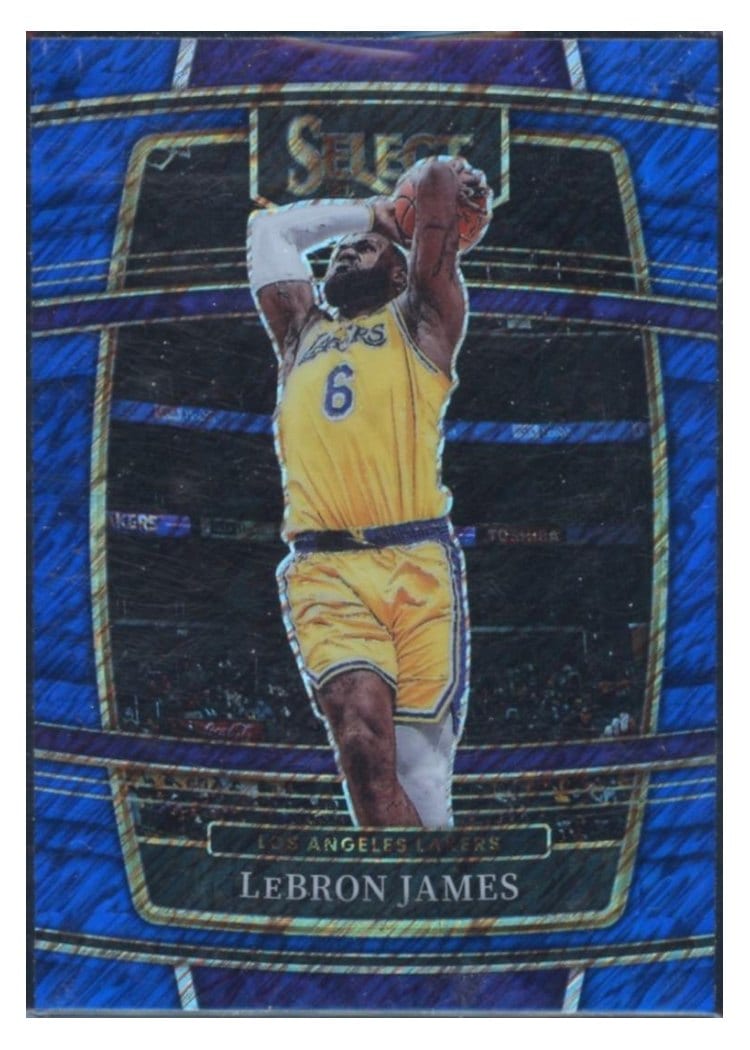 2021-22 Panini Select Base Set LeBron James #100 card