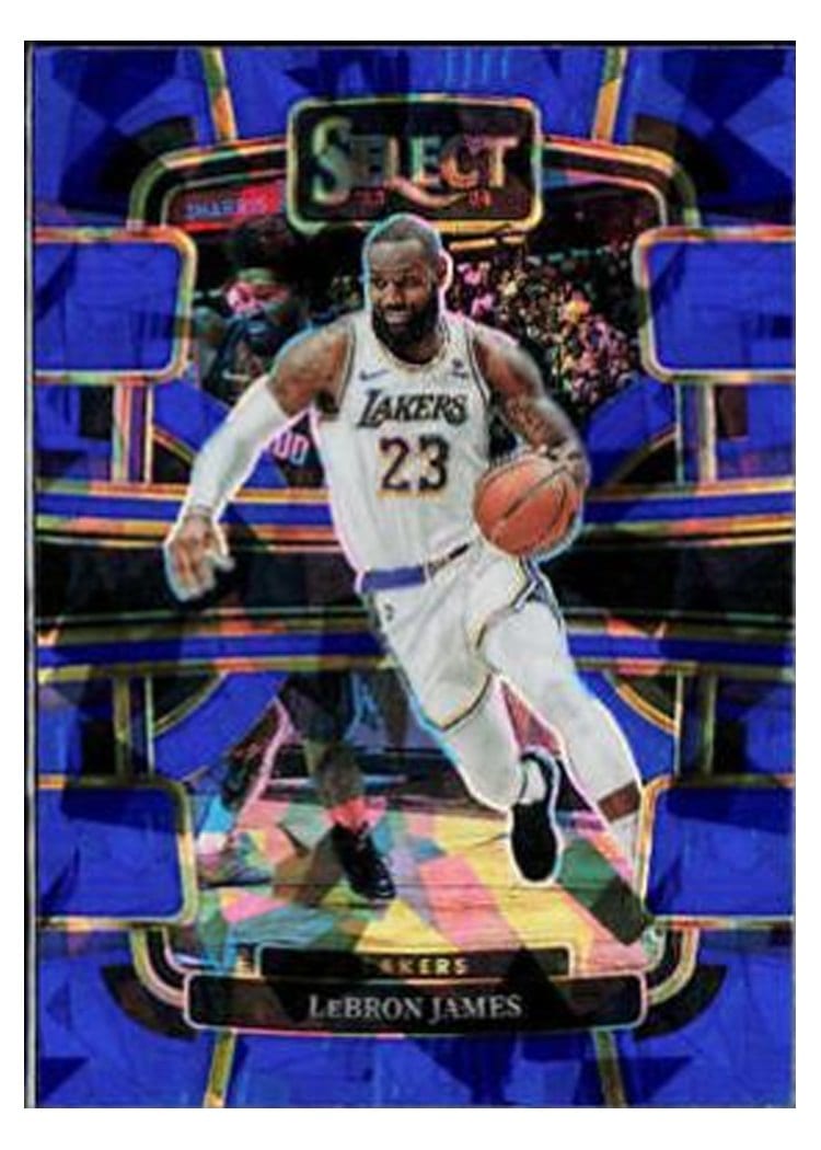 2021-22 Panini Select Base Set LeBron James #100 card