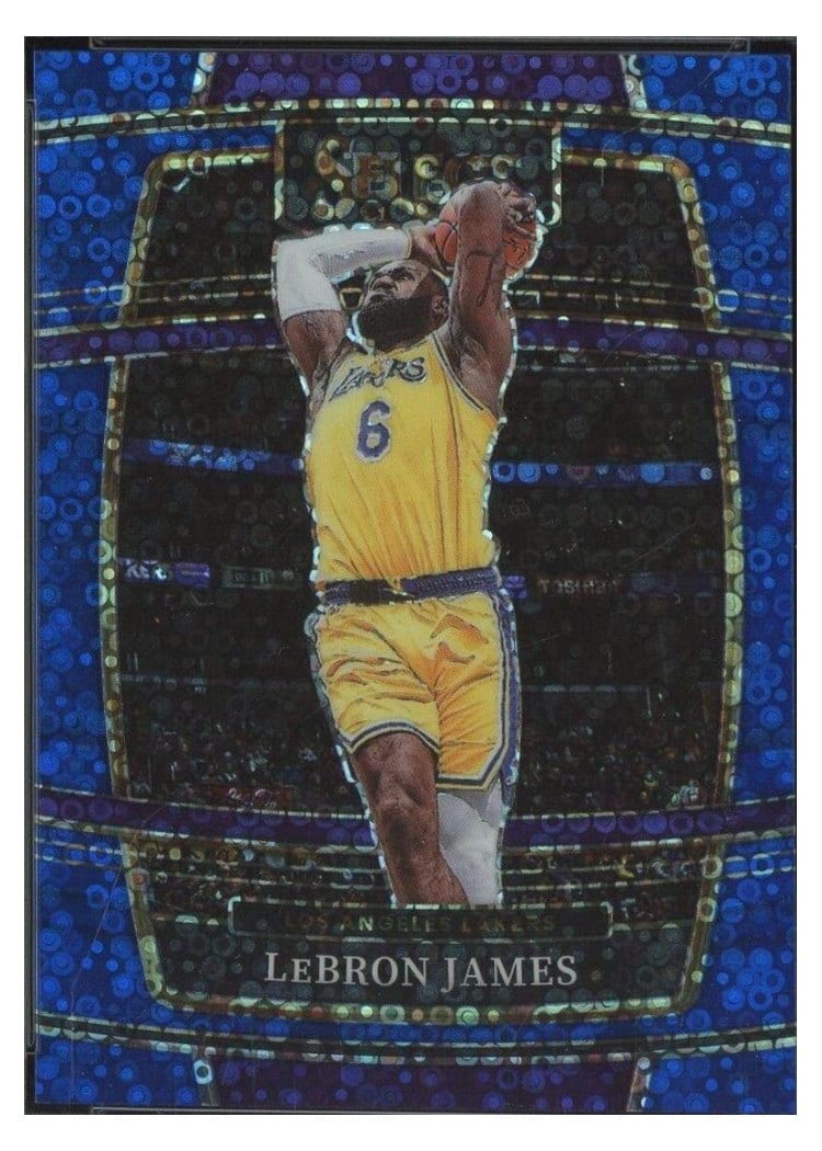 2021-22 Panini Select Base Set LeBron James #100 card
