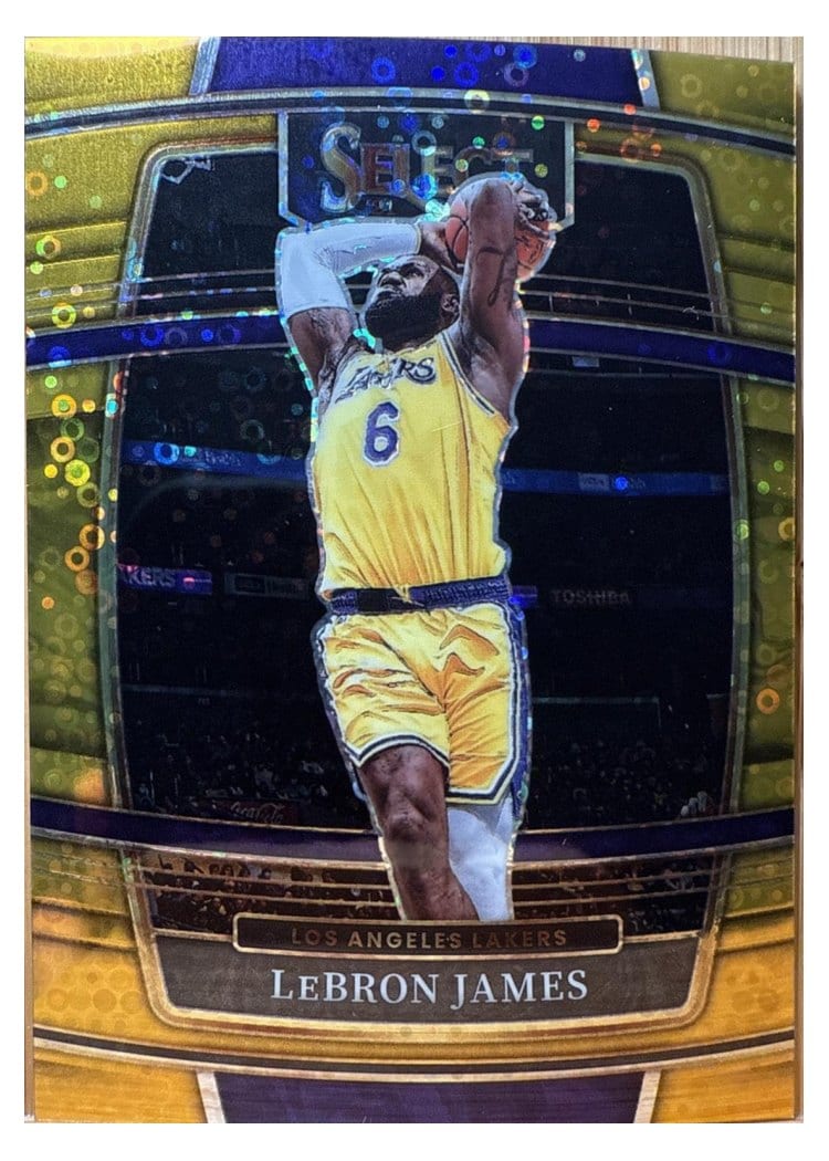 2021-22 Panini Select Base Set LeBron James #100 card
