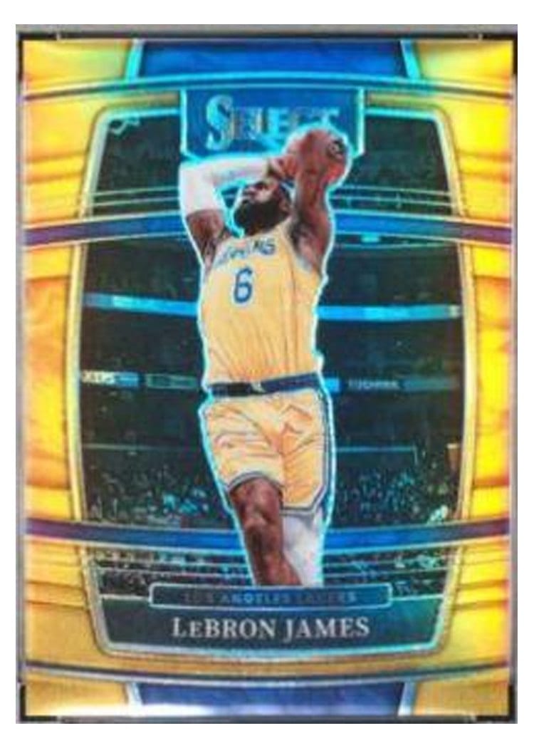 2021-22 Panini Select Base Set LeBron James #100 card