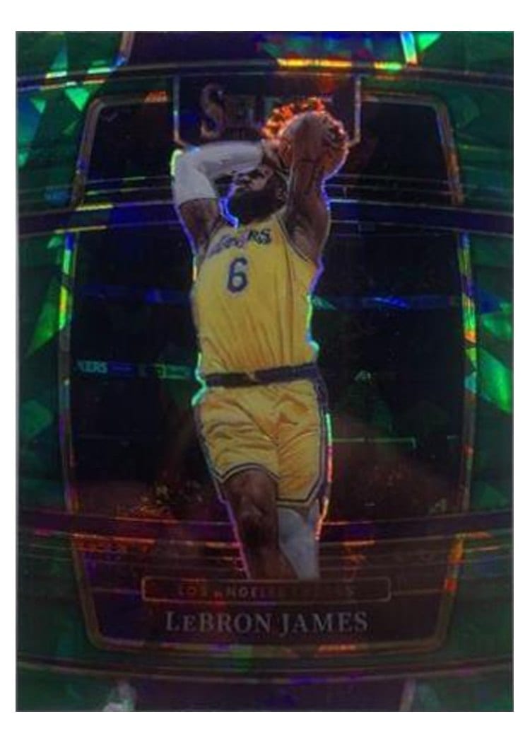 2021-22 Panini Select Base Set LeBron James #100 card