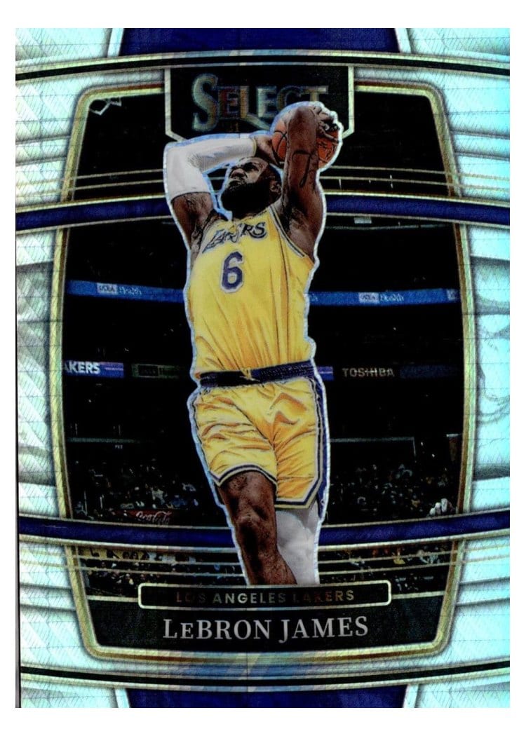 2021-22 Panini Select Base Set LeBron James #100 card