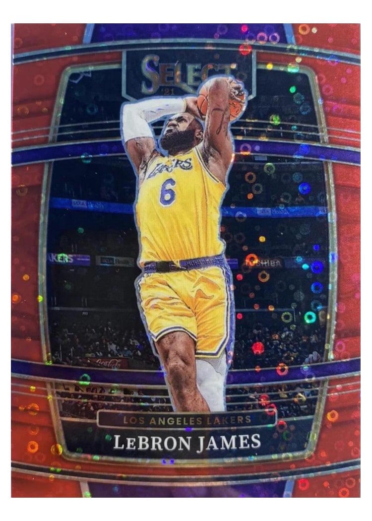 2021-22 Panini Select Base Set LeBron James #100 card