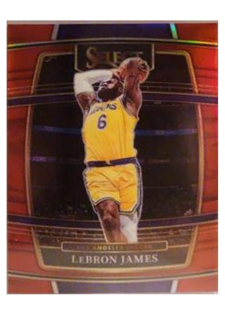 2021-22 Panini Select Base Set LeBron James #100 card
