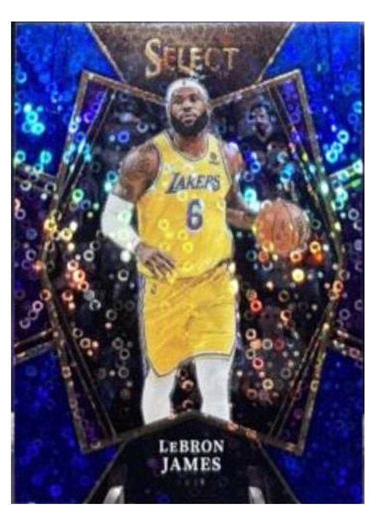 2021-22 Panini Select Base Set LeBron James #195 card
