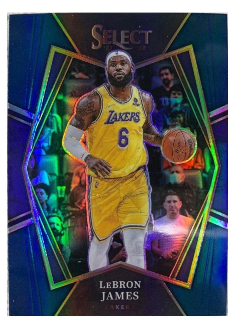 2021-22 Panini Select Base Set LeBron James #195 card