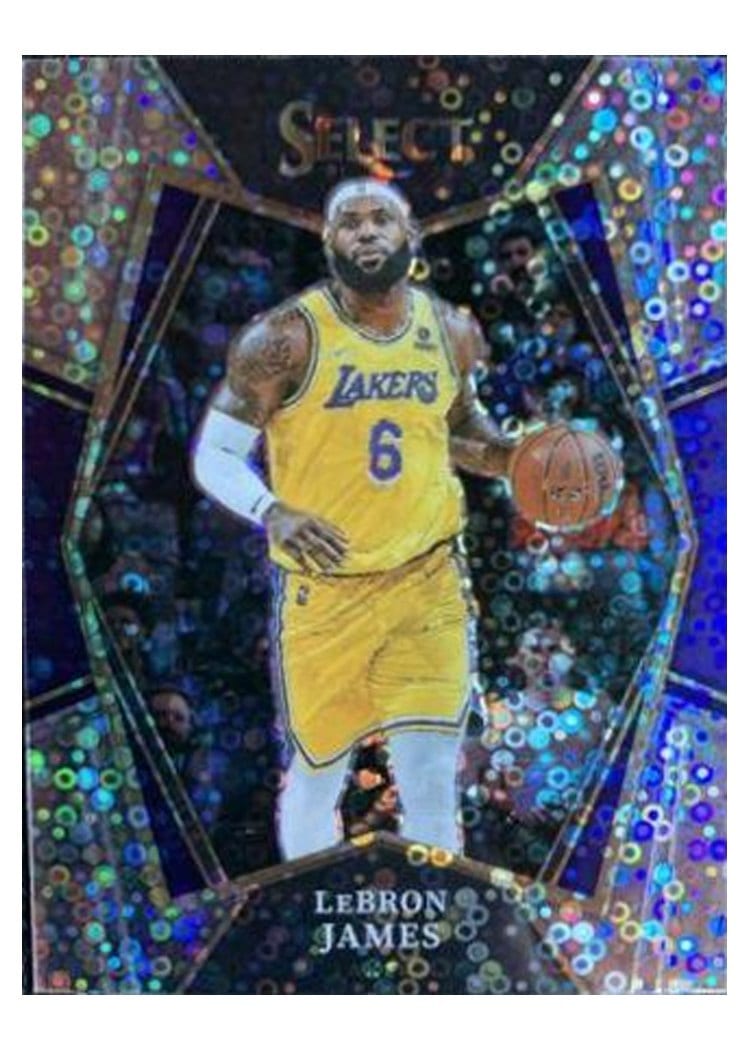 2021-22 Panini Select Base Set LeBron James #195 card