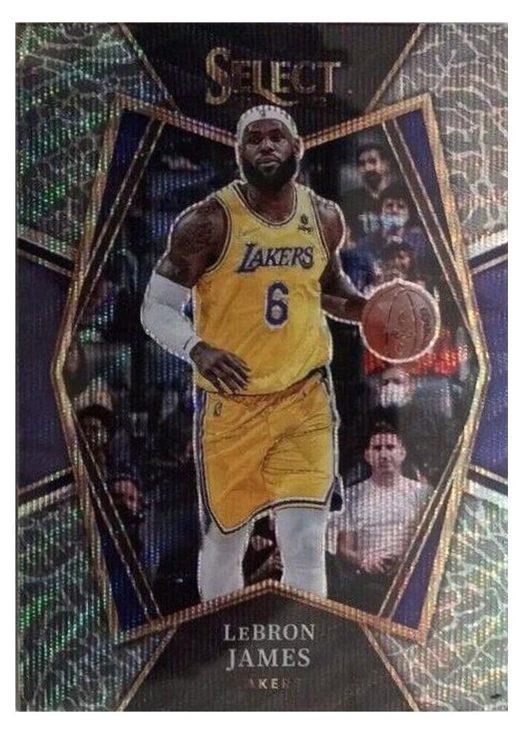 2021-22 Panini Select Base Set LeBron James #195 card