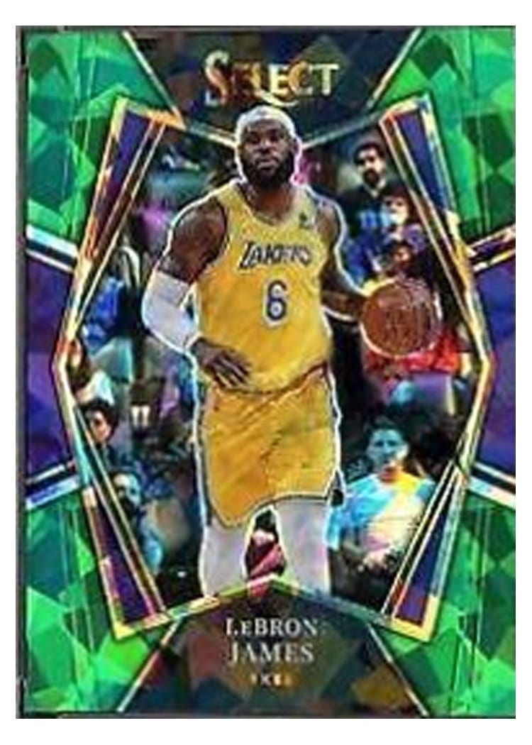 2021-22 Panini Select Base Set LeBron James #195 card