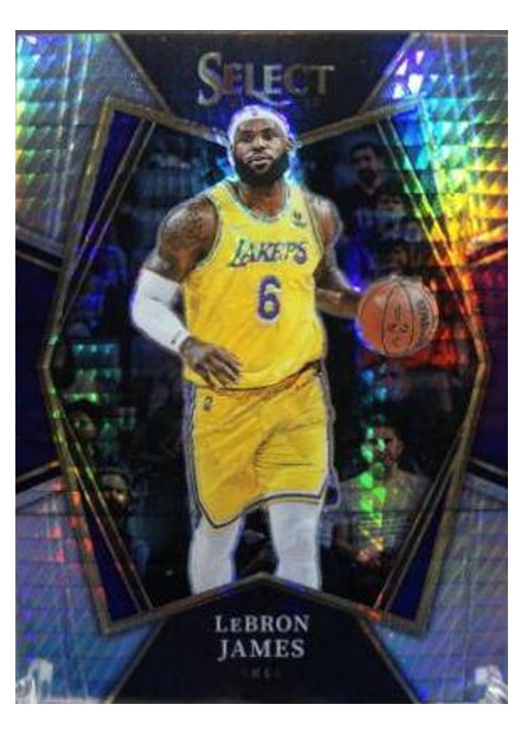 2021-22 Panini Select Base Set LeBron James #195 card
