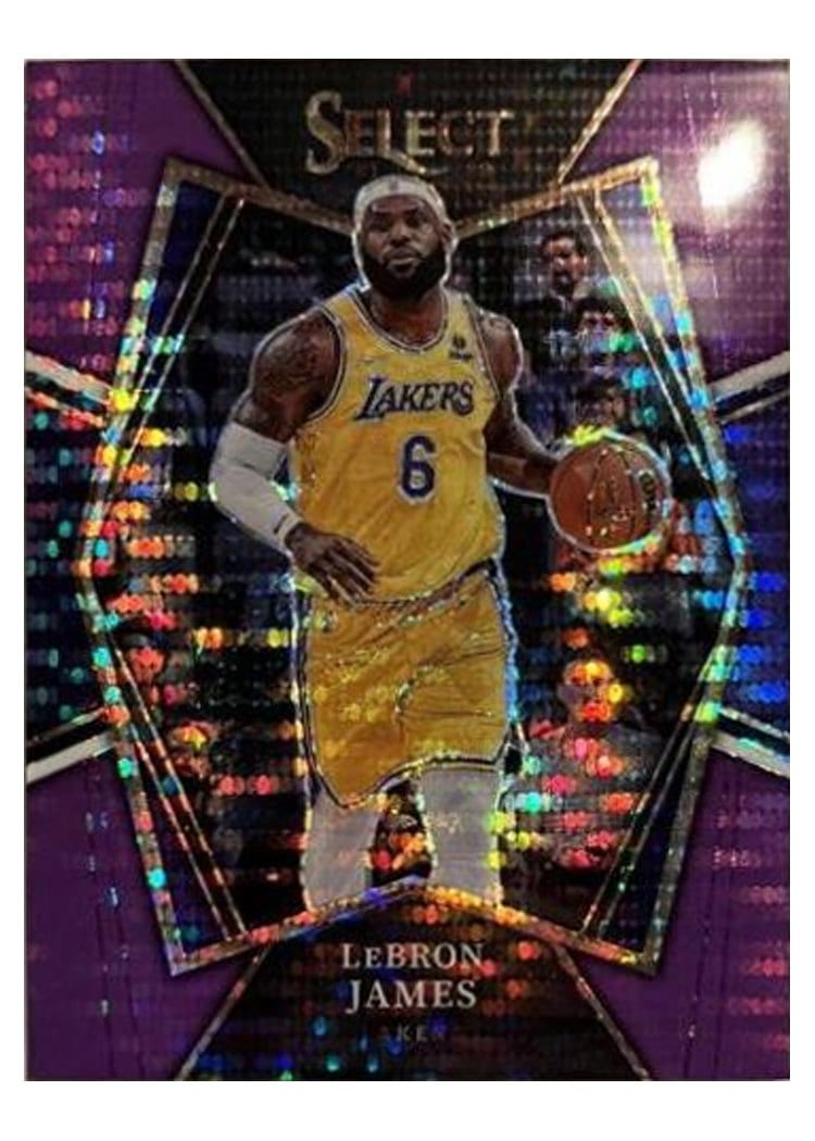 2021-22 Panini Select Base Set LeBron James #195 card