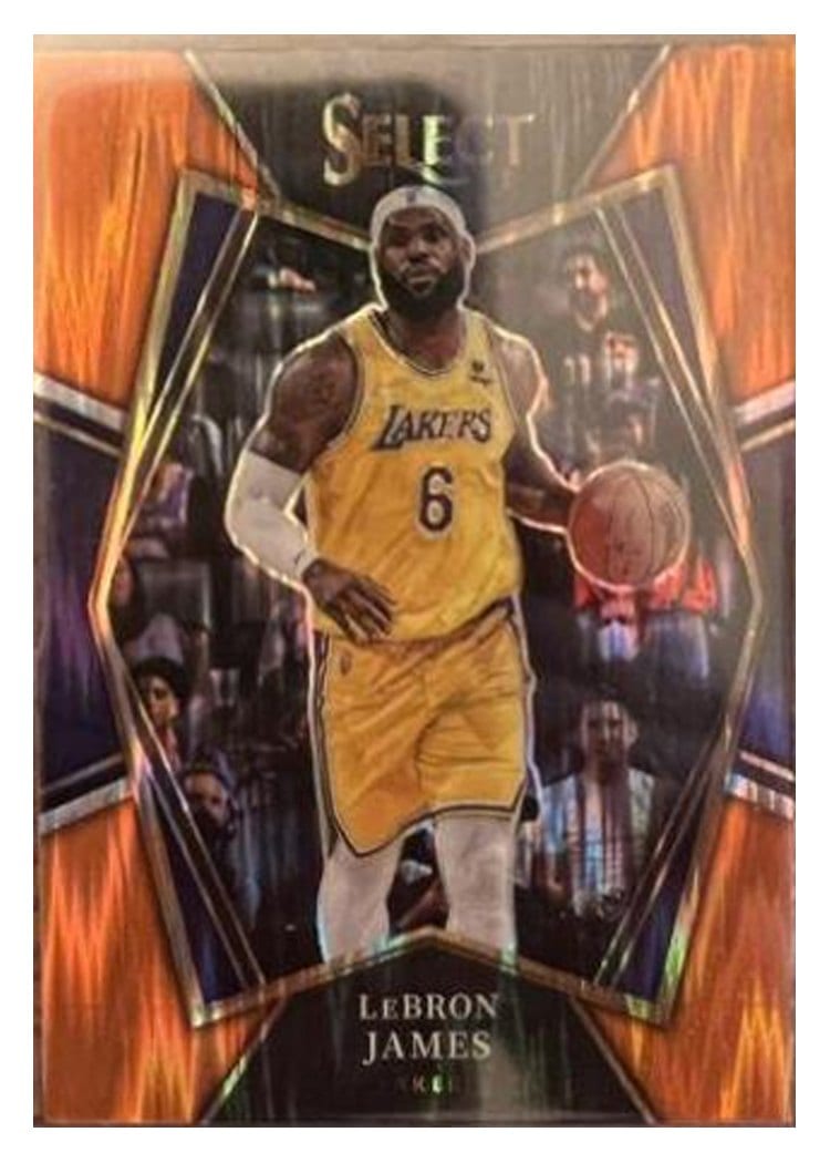 2021-22 Panini Select Base Set LeBron James #195 card