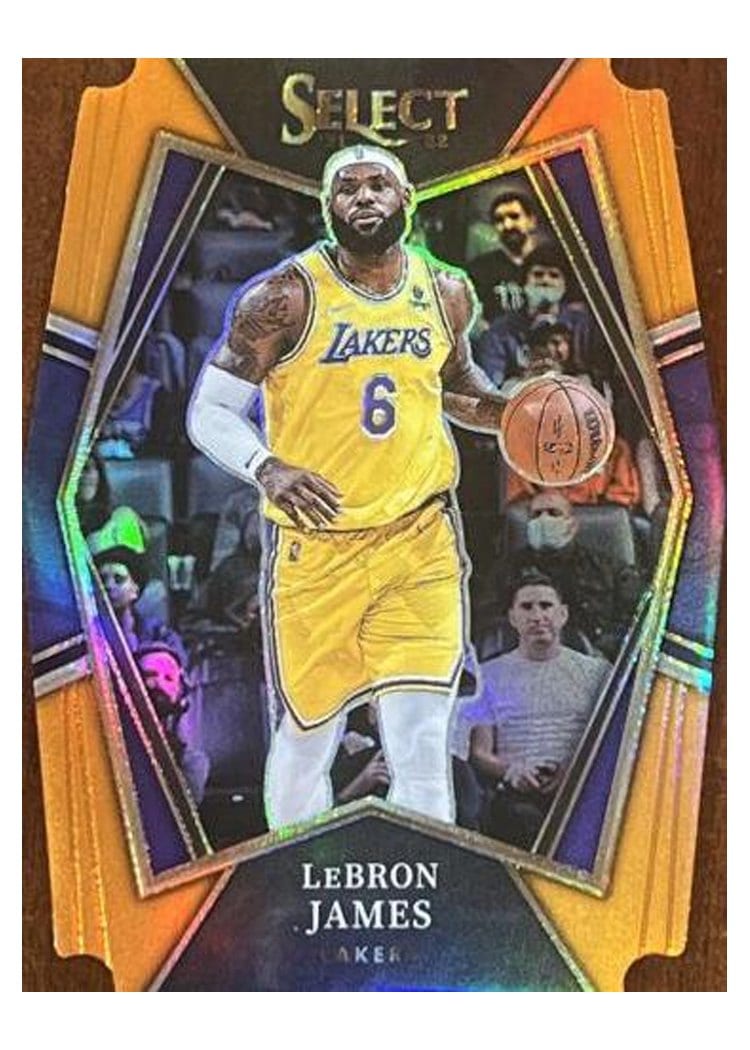 2021-22 Panini Select Base Set LeBron James #195 card