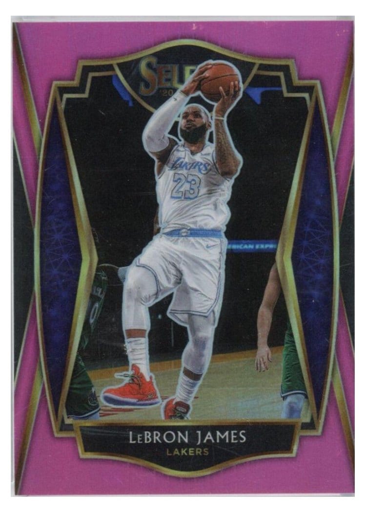 2021-22 Panini Select Base Set LeBron James #195 card