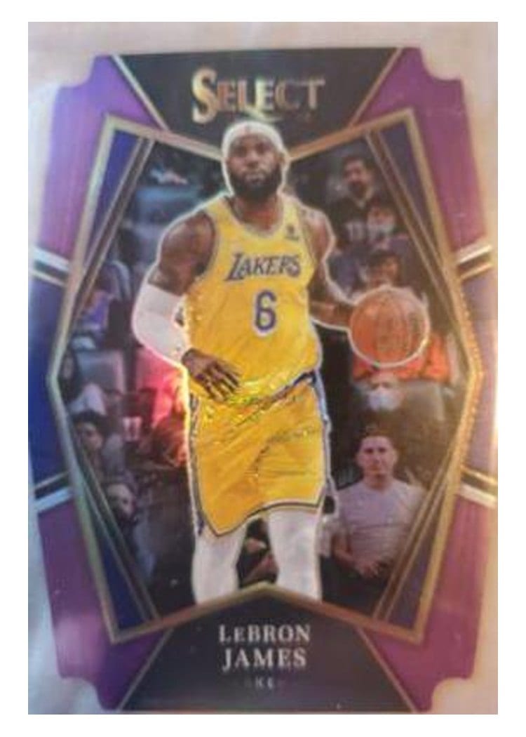 2021-22 Panini Select Base Set LeBron James #195 card