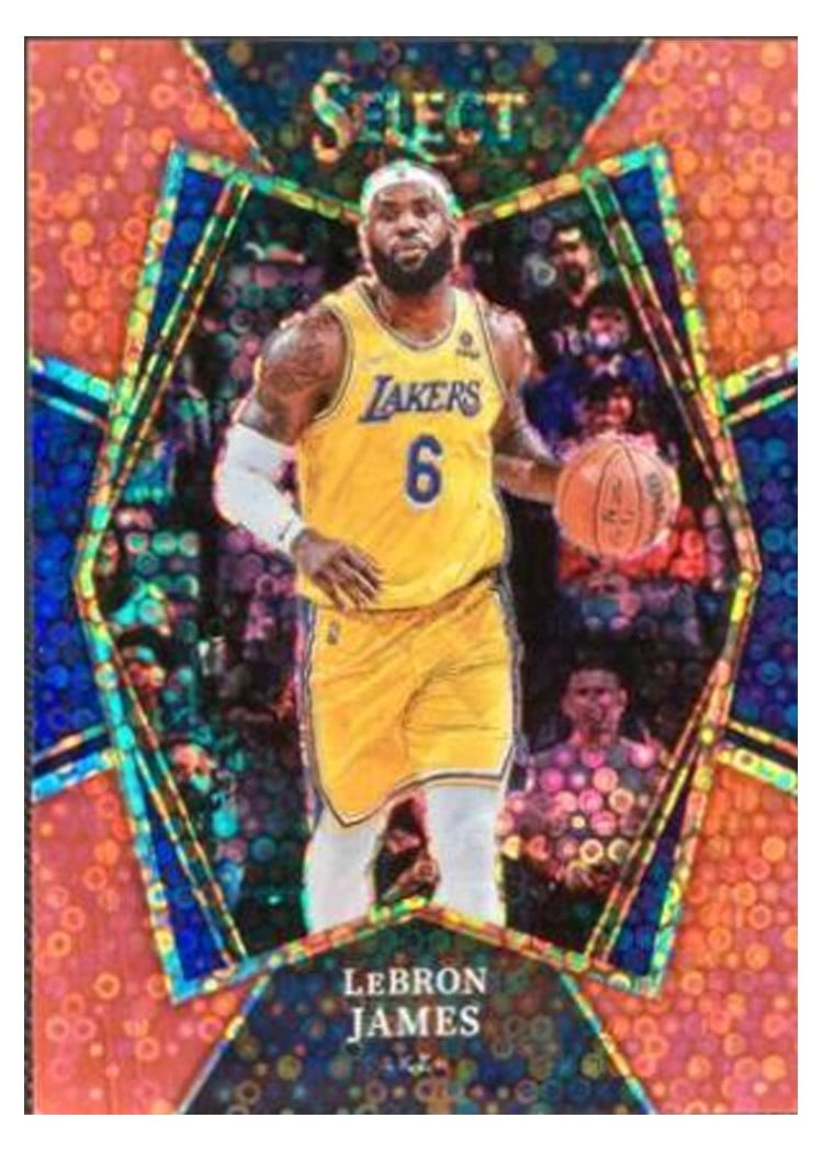 2021-22 Panini Select Base Set LeBron James #195 card