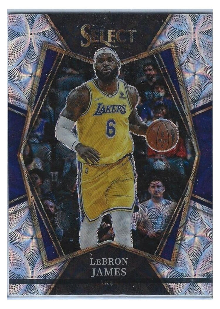 2021-22 Panini Select Base Set LeBron James #195 card