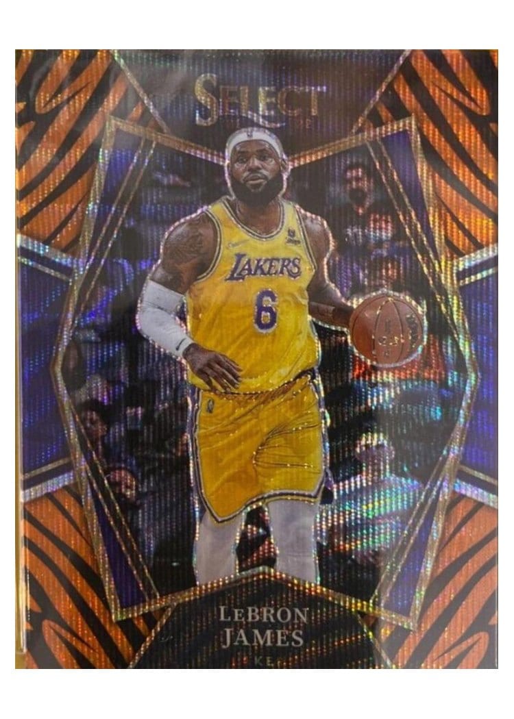 2021-22 Panini Select Base Set LeBron James #195 card