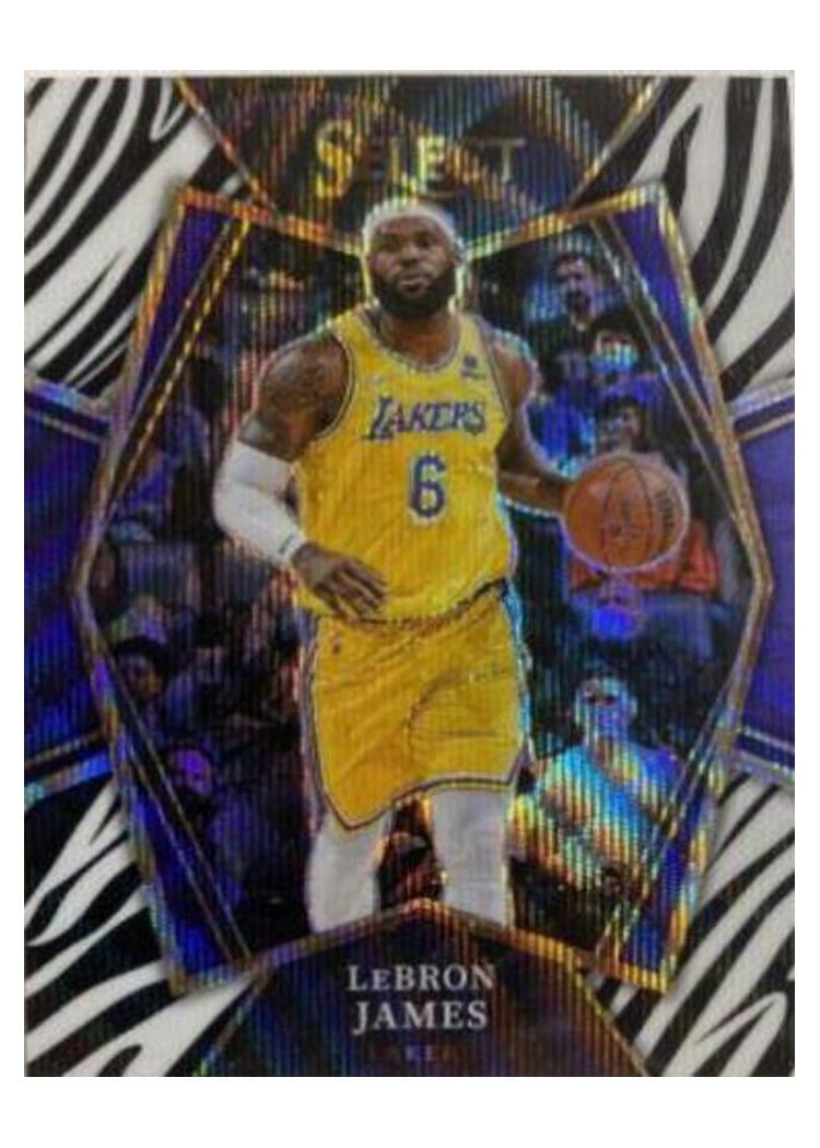 2021-22 Panini Select Base Set LeBron James #195 card