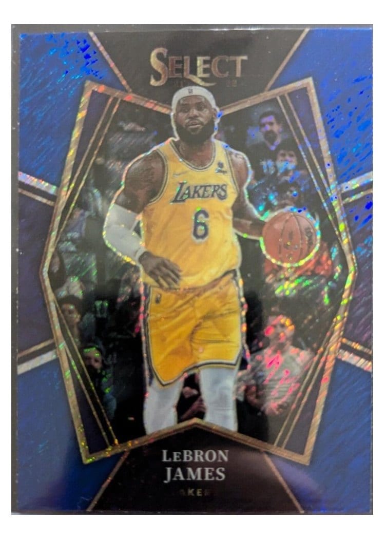 2021-22 Panini Select Base Set LeBron James #195 card