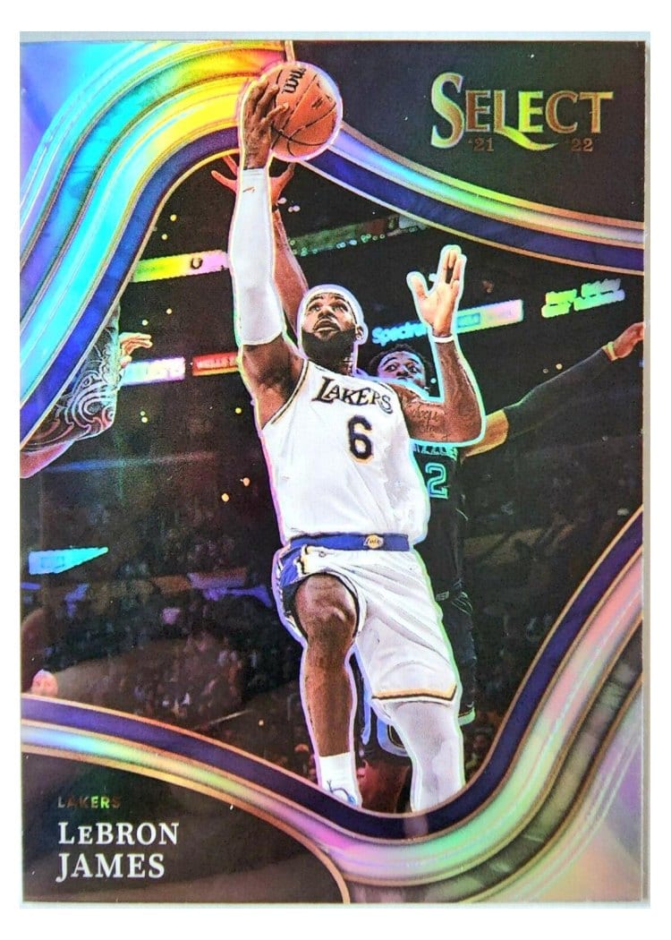 2021-22 Panini Select Base Set LeBron James #219 card
