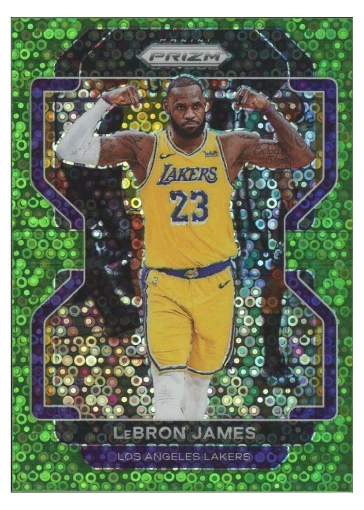 2021 Panini Prizm LeBron James #91 card
