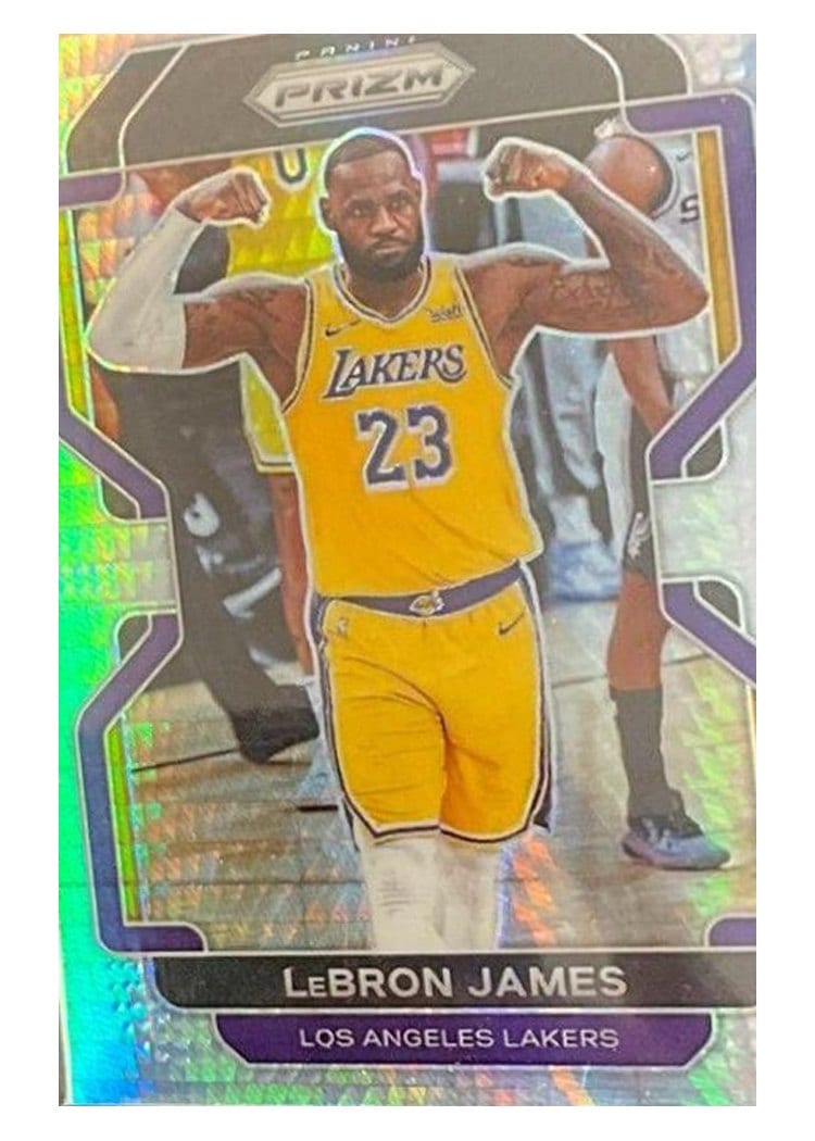 2021 Panini Prizm LeBron James #91 card