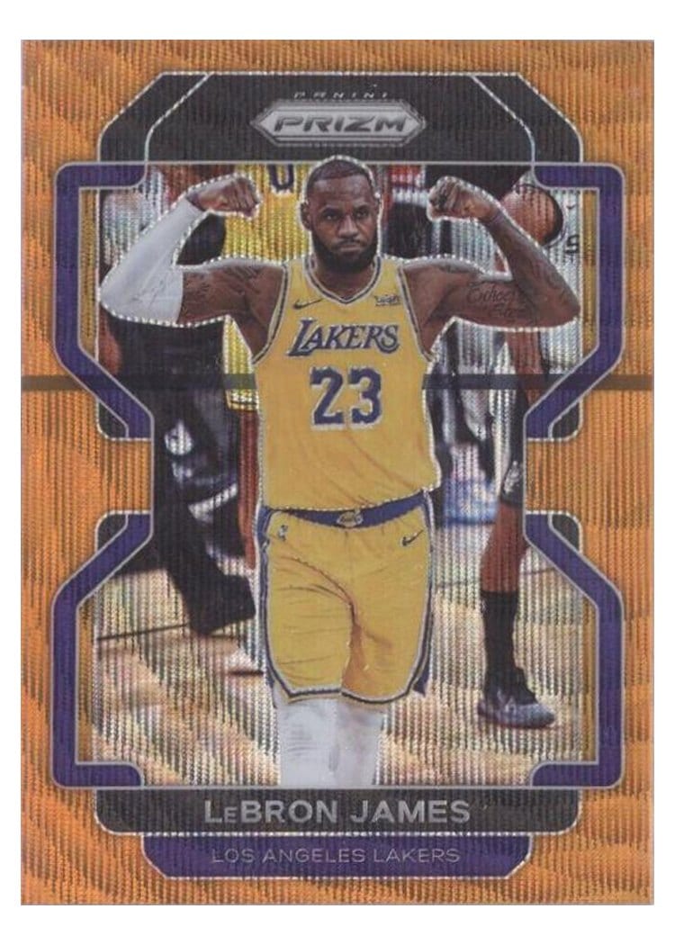 2021 Panini Prizm LeBron James #91 card