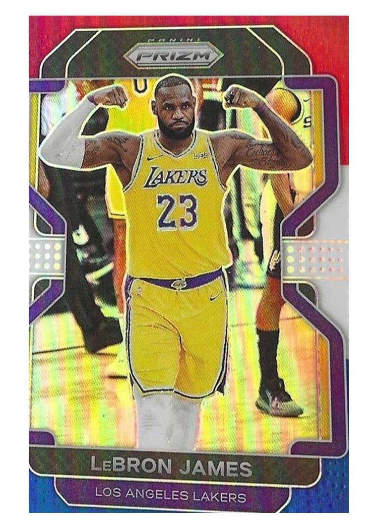 2021 Panini Prizm LeBron James #91 card
