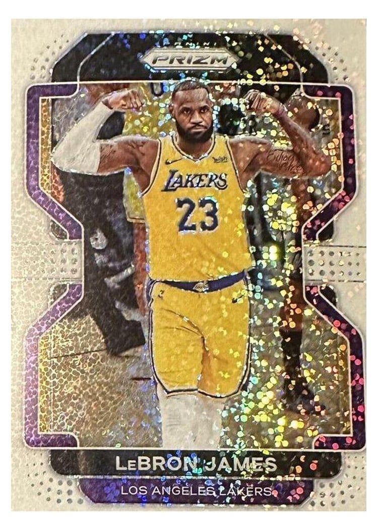 2021 Panini Prizm LeBron James #91 card