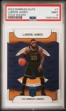 2022-23 Donruss Elite Title Waves LeBron James #7 card