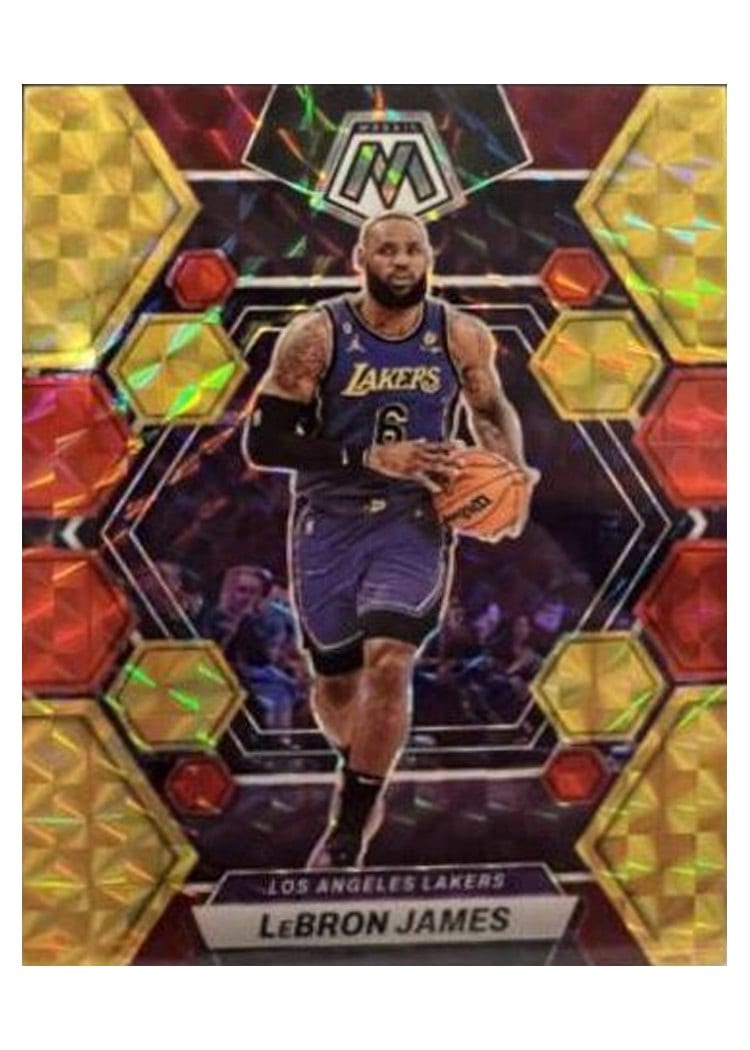 2022-23 Panini Mosaic Base Set LeBron James #98 card